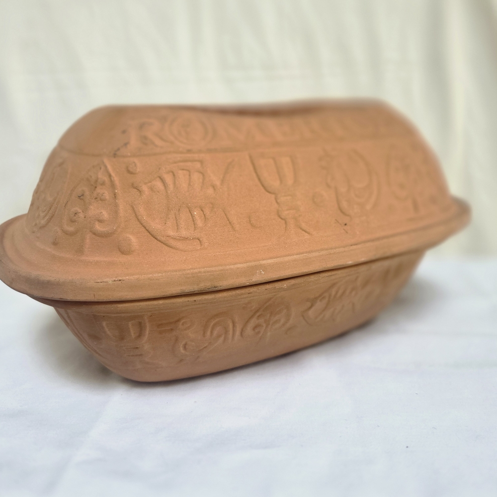 Vintage Romertopf #109 W. Germany Terra Cotta Clay Baker Roaster